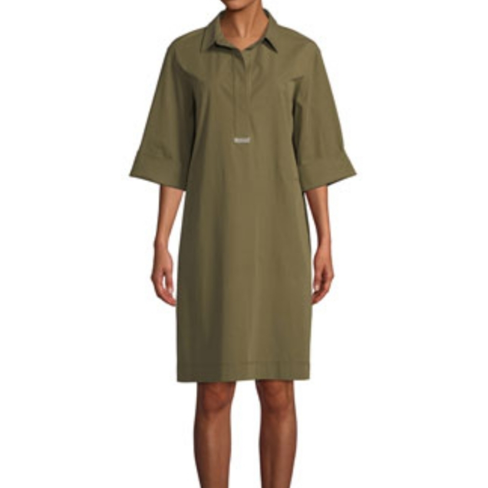 Lafayette 148 New YorkCara Italian Pima Stretch Shirt Dress